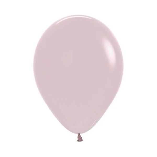 Imagen de Globos Pastel Dusk Rosa Palo 13cm Sempertex R5-110 (100)