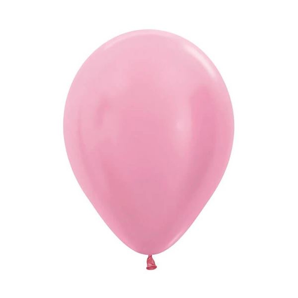 Imagens de Globos Rosa Satín 13cm Sempertex R5-409 (100)