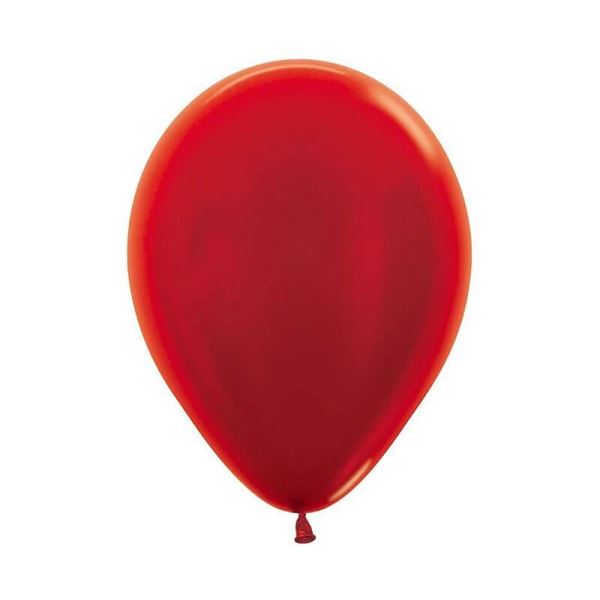 Picture of Globos Rojo Metal 13cm Sempertex R5-515 (100)