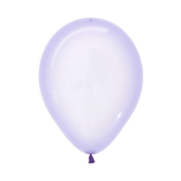 Picture of Globos Lila Pastel Cristal 30cm Sempertex R12-350 (50)