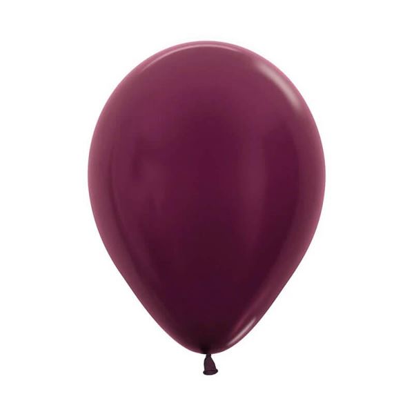 Picture of Globos Vinotinto Metal 30cm Sempertex R12-518 (50)