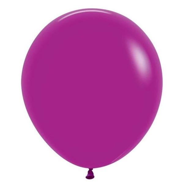 Imagen de Globos Orquídea Morada Fashion Sólido 45cm Sempertex R18-056-15 (15)