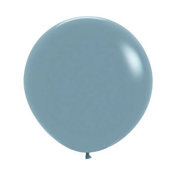Picture of Globos Pastel Dusk Azul 60cm Sempertex R24-140 (10)