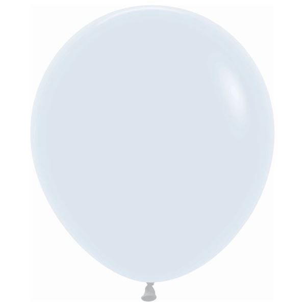 Picture of Globos Blancos Fashion Sólido 45cm Sempertex R18-005-15 (15)