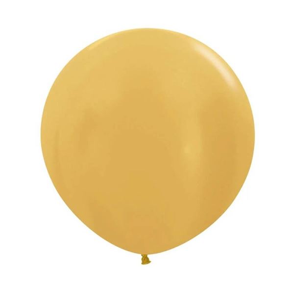 Imagen de Globos Dorados Metal 92cm Sempertex R36-570 (10)