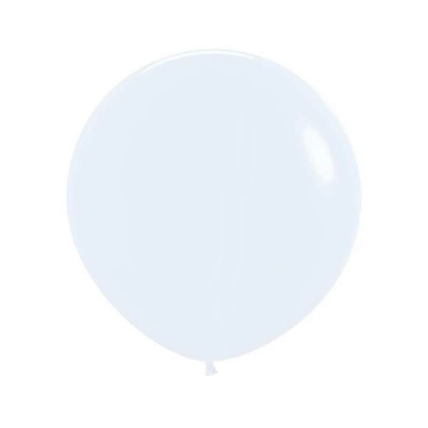 Picture of Globos Blancos Fashion Sólido 92cm Sempertex R36-005 (10)