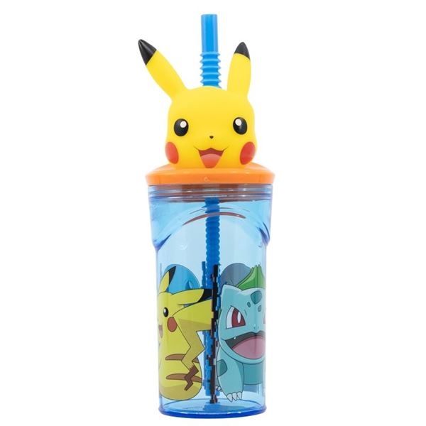 Imagen de Vaso Pokémon Figurita 3D 360ml (1 unidad)