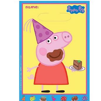 Imagen de Bolsas Peppa Pig Tarta (8 unidades)