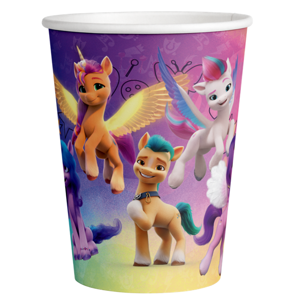 Imagens de Vasos Mi Pequeño Pony cartón (8 unidades)