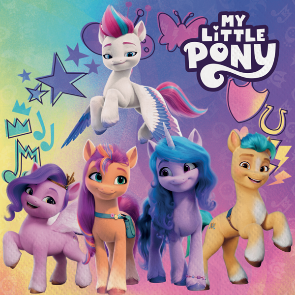 Imagen de Servilletas Mi Pequeño Pony papel 33cm (20 unidades)