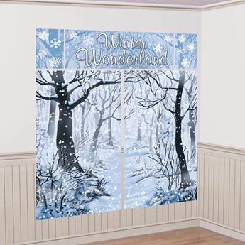 Imagens de Decorado Pared Bosque Nevado (1.65m x 1.49m)