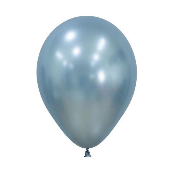 Imagens de Globos Azul Ártico Silk 30cm Sempertex R12-839-12 (12)