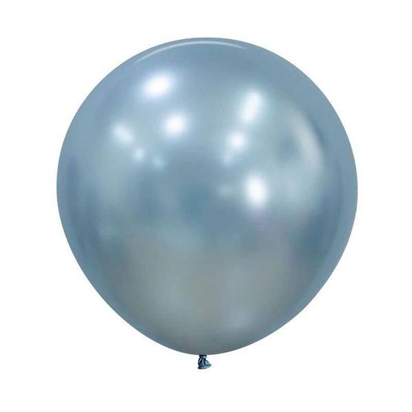 Imagen de Globos Azul Ártico Silk 60cm Sempertex R24-839 (10)