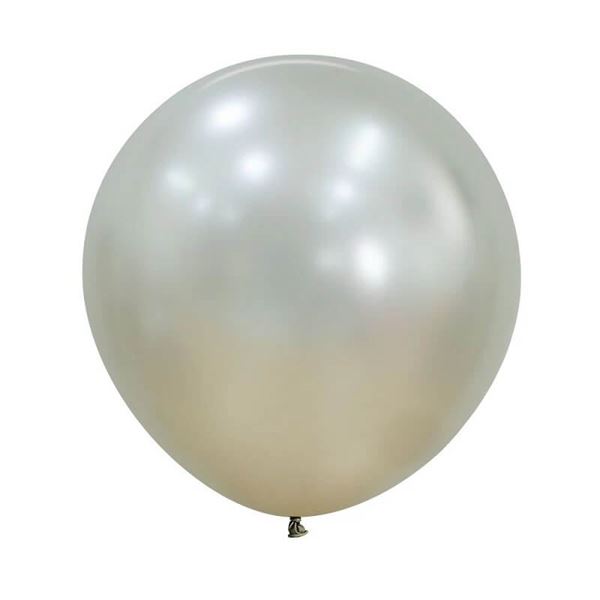 Imagen de Globos Perla Crema Silk 60cm Sempertex R24-873 (10)