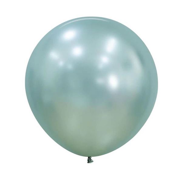 Imagen de Globos Verde Menta Silk 60cm Sempertex R24-826 (10)