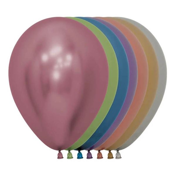 Imagen de Globos Réflex Colores 30cm Sempertex R12-900-12 (12)