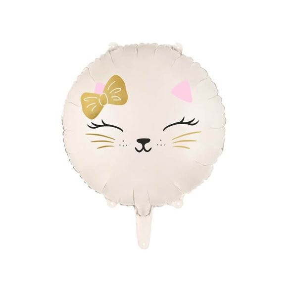 Imagen de Globo Gata con Lazo (35cm)