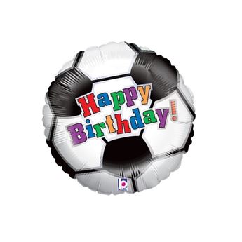 Imagen de Globo Fútbol Happy Birthday (46cm)
