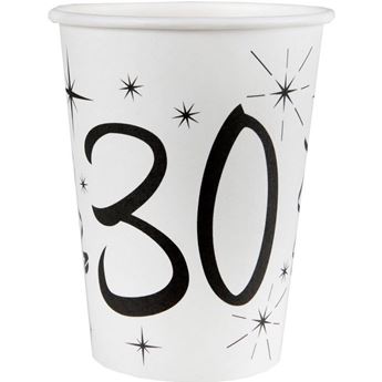 Picture of Vasos 30 Años cartón (10 unidades)