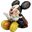 Imagen de Globo Mickey Mouse Sentado (63 x 74cm)