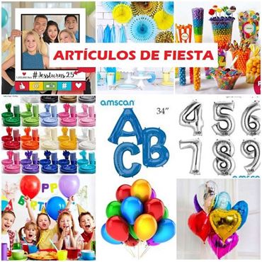 Picture for category ARTÍCULOS DE FIESTA 