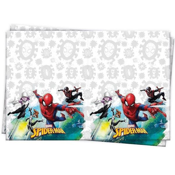 Picture of Mantel Spiderman Team Up plástico (120cm x 180cm)