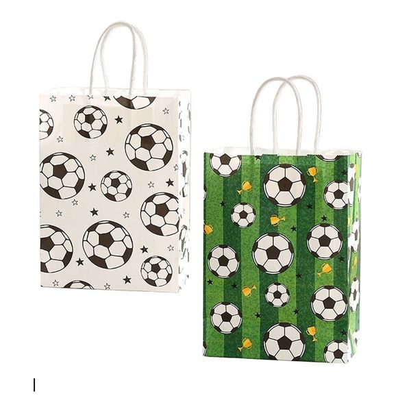 Imagen de Bolsa de Papel Fútbol Surtida 21x15x8cm (1 unidad)