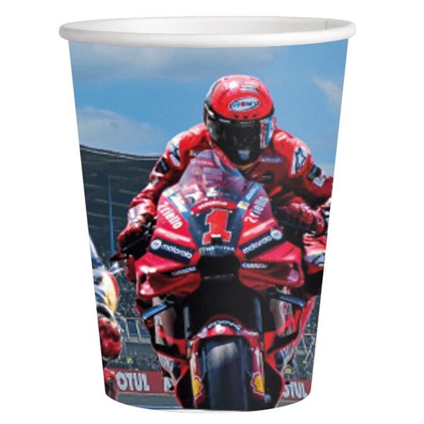 Imagens de Vasos MotoGP cartón (8 unidades)