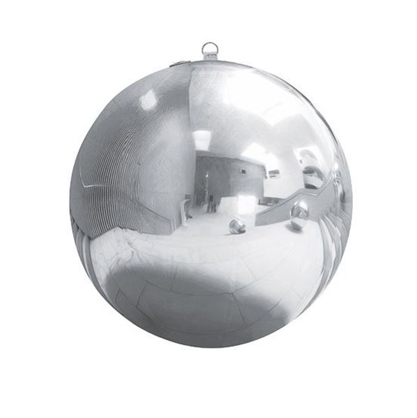 Imagen de Globo Mirror Ball Inflable Plata (90cm)