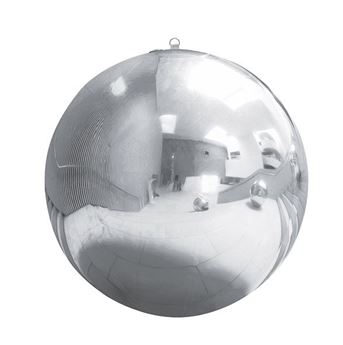 Imagen de Globo Mirror Ball Inflable Plata (120cm)