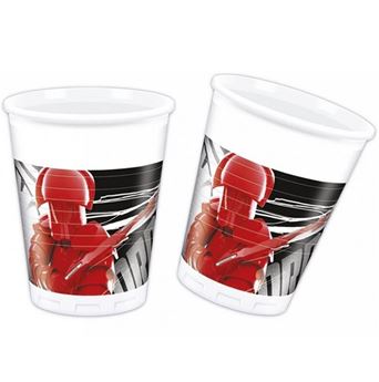 Imagen de Vasos Star Wars Último Jedi plástico (8 unidades)