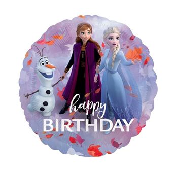 Imagen de Globo de Frozen 2 Happy Birthday (45cm)