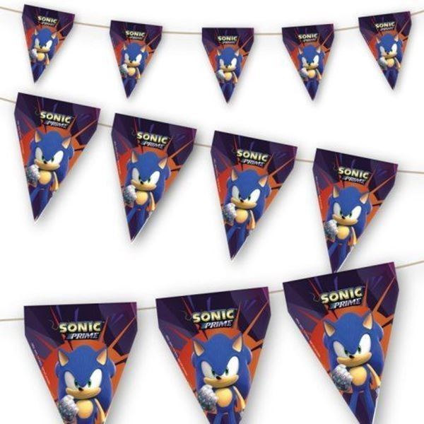 Imagen de Banderín de Sonic Prime papel (3m)