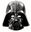 Imagen de Caretas de Star Wars Darth Vader cartón (6 unidades)