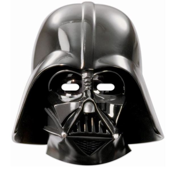 Picture of Caretas de Star Wars Darth Vader cartón (6 unidades)