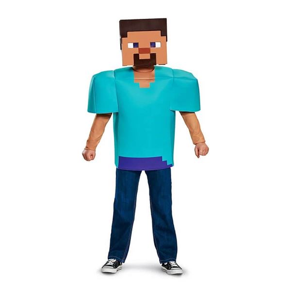 Imagen de Disfraz de Minecraft Steve Lujo (Producto exposición) (10-12 Años)