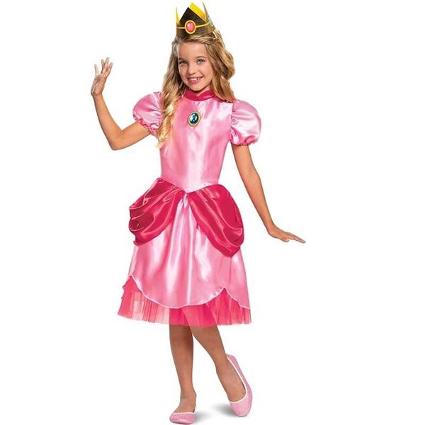 Picture of Disfraz de Super Mario Bros Princess Peach (Producto exposición) (7-8 Años)