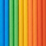 Imagen de Pajitas colores multicolor papel 19cm (10uds)