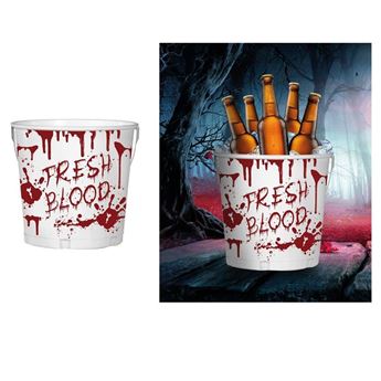 Imagen de Cubo Metal Sangre Halloween (23x19cm)