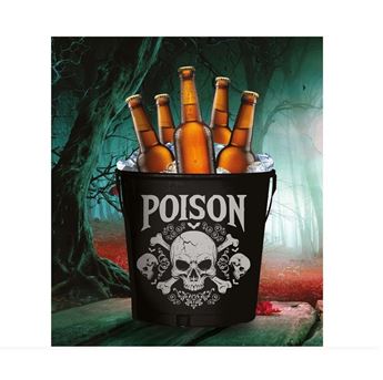 Imagen de Cubo Metal Poison Halloween (23x19cm)