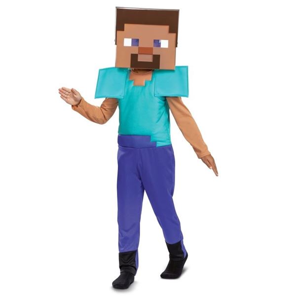 Picture of Disfraz de Minecraft Steve Lujo (7-8 años)