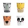 Picture of Vasos de papel Animales cartón 220ml (4uds)