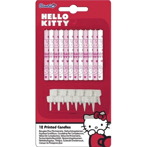 Imagens de Velas Hello Kitty (12uds)