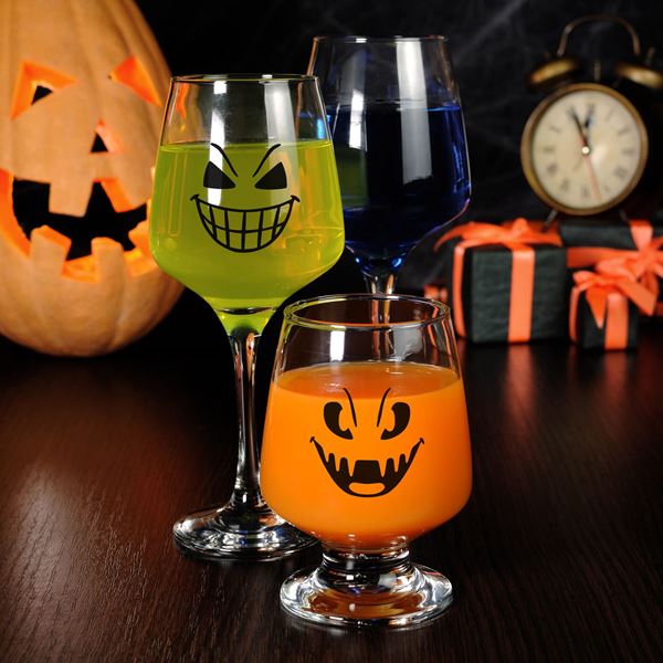 Picture of Pegatinas Vaso de Bebida Halloween (6 pegatinas)