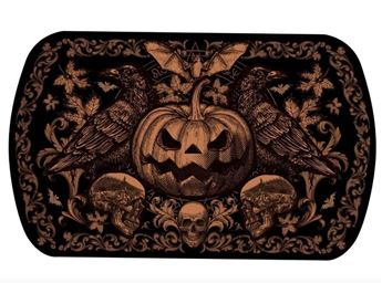 Imagen de Bandeja Calabaza Gótica Halloween Plástico Duro (39 x 24 cm)