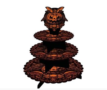 Picture of Stand Calabaza Gótica Halloween cartón 40x30cm