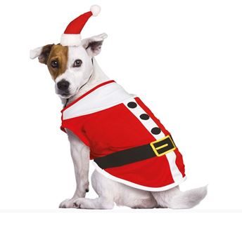 Imagen de Disfraz Perro Mascota Papá Noel (Talla M)