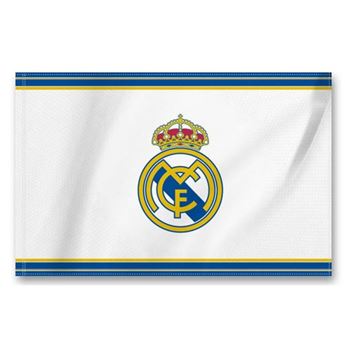 Imagen de Bandera Tela Fútbol Real Madrid Photocall 75cm x 50cm 