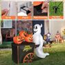 Picture of Fantasma con Carro Halloween Auto-hinchable con luz (171cm)