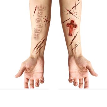 Imagens de Tatuajes Heridas Poseído Halloween